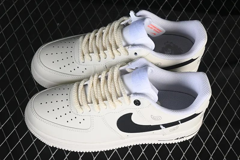 All categories Nk Air Force 1 Air Force series Nk Air Force 1 Low Air Force low-top Nike Air Force 1'07 Low joint white and black Air Force 1 low-top casual sneakers ZH0318-128